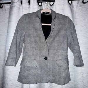 Black and White blazer